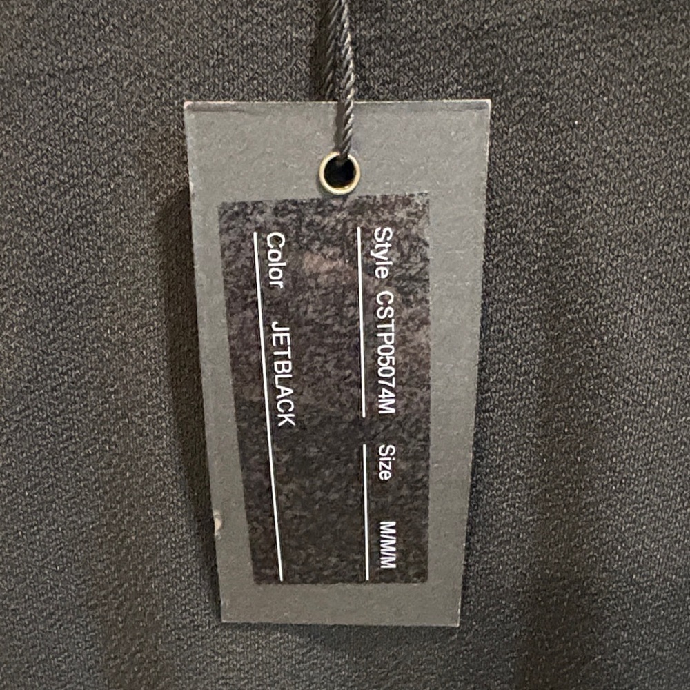 Cable & Gauge Black Blouse with Silver Accents - Picture 3 of 14